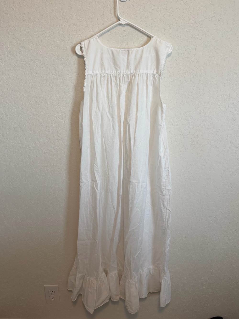 •VICTORIAS SECRET• Cottage Core Gold Label Cotton MooMoo MuMu Medium Nightgown - Picture 4 of 7